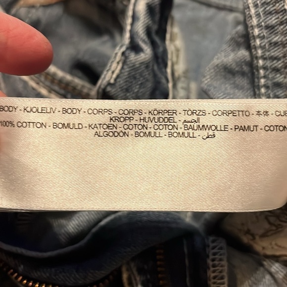 Ariat-40/32-blue-Durango-relaxed boot cut M4-thick stitch,light distressed jeans - Picture 10 of 15